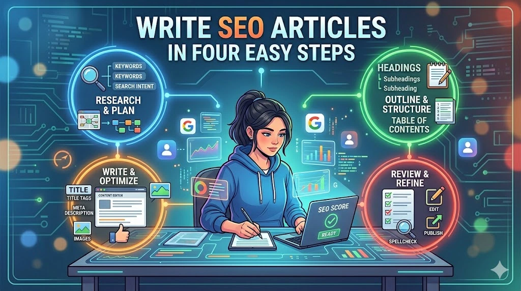 Write SEO Articles in Four Easy Steps