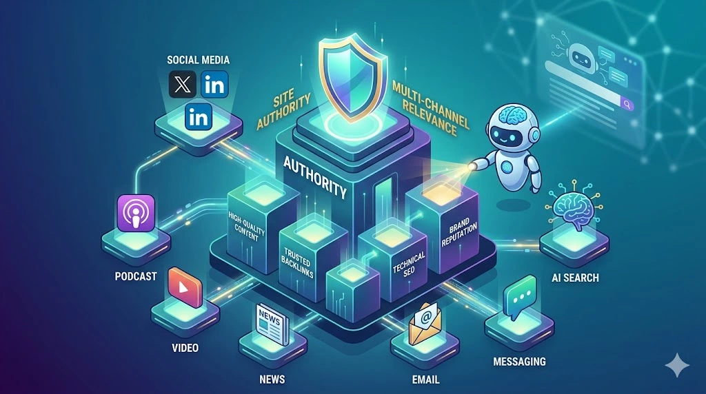 Build Site Authority and Multi-Channel Relevance in the Age of AI