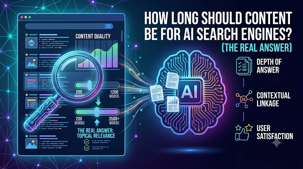 How Long Should Content Be For AI Search Engines (The Real Answer